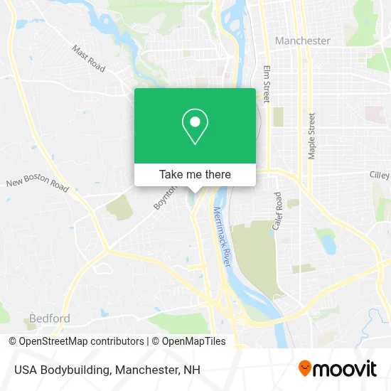 USA Bodybuilding map