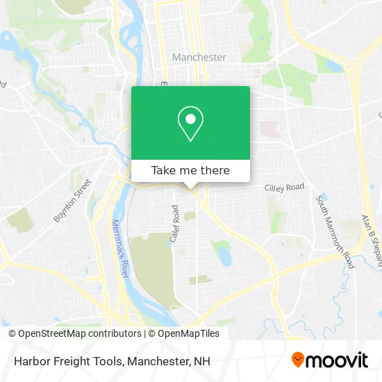 Harbor Freight Tools map