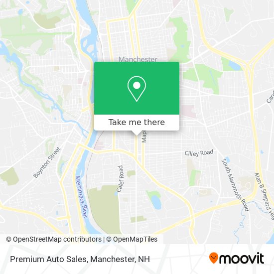 Mapa de Premium Auto Sales