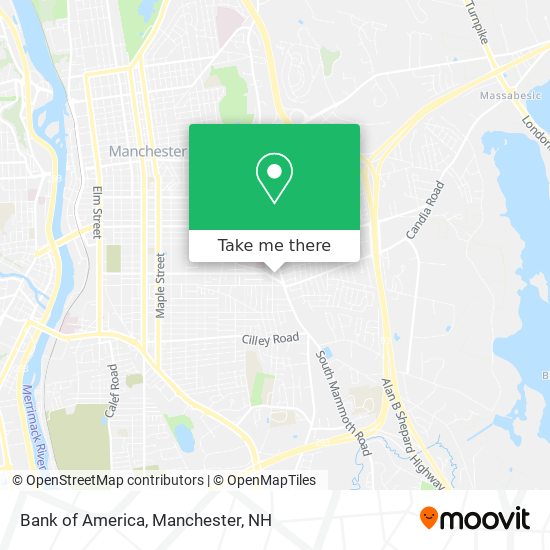 Mapa de Bank of America