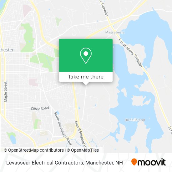 Levasseur Electrical Contractors map