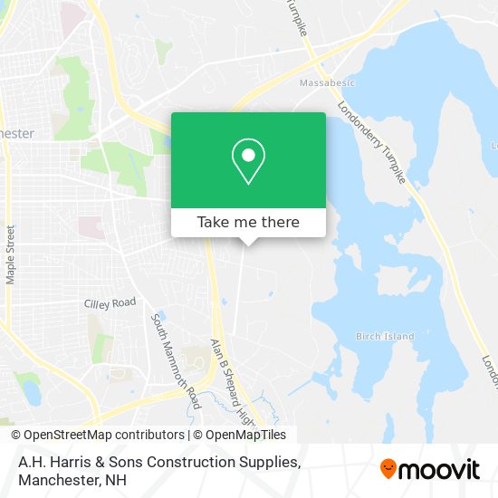 A.H. Harris & Sons Construction Supplies map