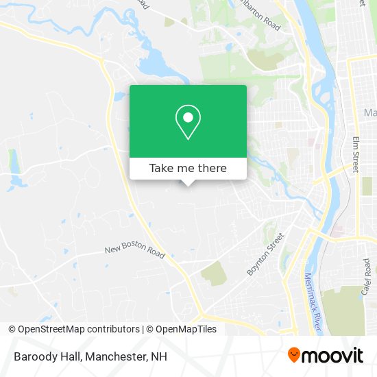 Mapa de Baroody Hall