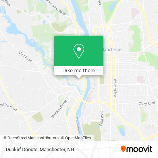 Mapa de Dunkin' Donuts