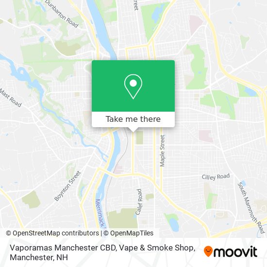 Vaporamas Manchester CBD, Vape & Smoke Shop map