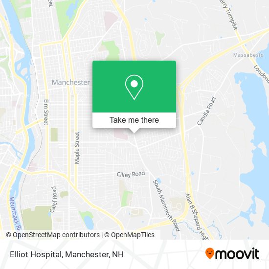 Mapa de Elliot Hospital
