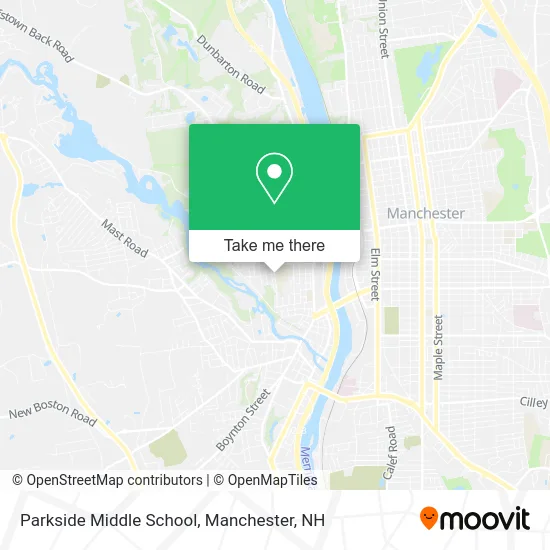 Parkside Middle School map