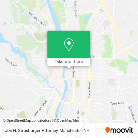 Jon N. Strasburger Attorney map