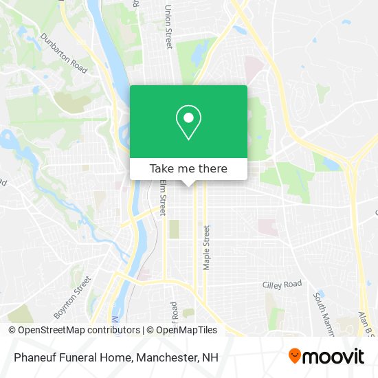 Mapa de Phaneuf Funeral Home