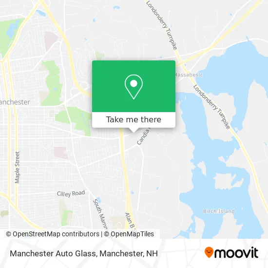 Manchester Auto Glass map