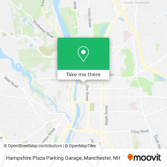 Mapa de Hampshire Plaza Parking Garage