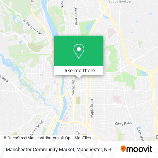 Manchester Community Market map