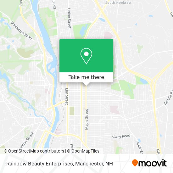 Rainbow Beauty Enterprises map