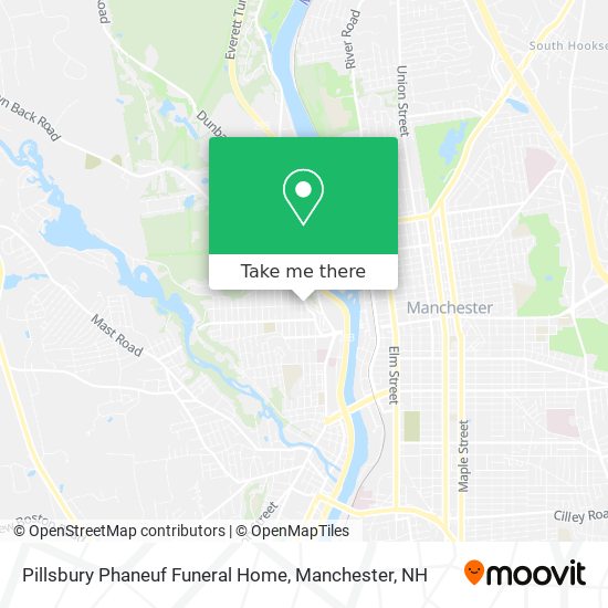 Mapa de Pillsbury Phaneuf Funeral Home