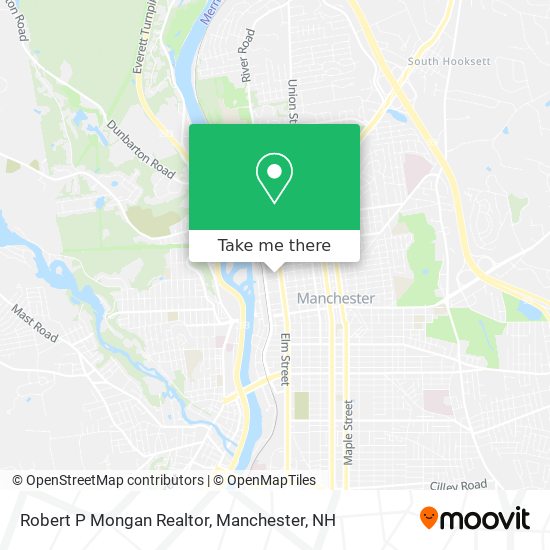 Robert P Mongan Realtor map