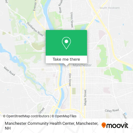 Manchester Community Health Center map