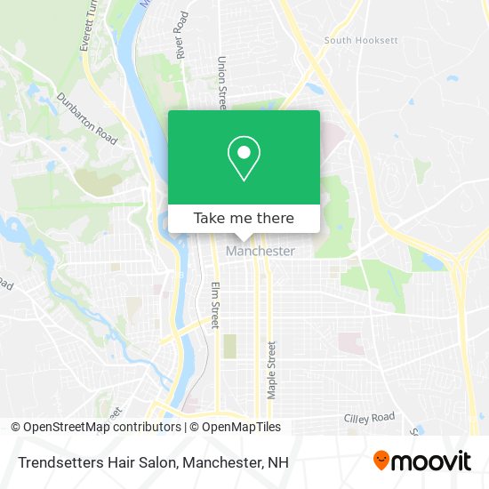 Mapa de Trendsetters Hair Salon