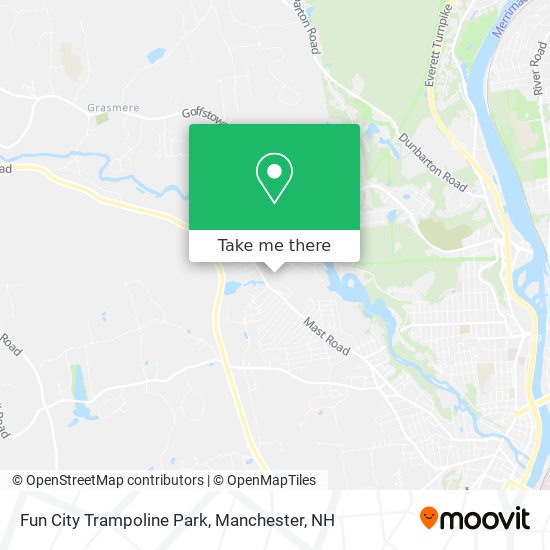 Fun City Trampoline Park map