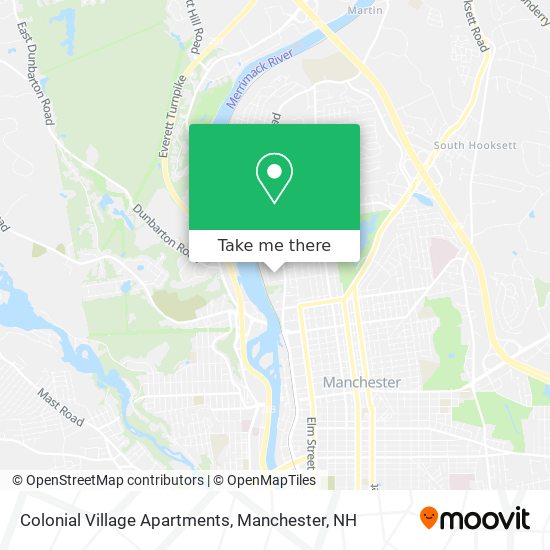 Colonial Village Apartments map