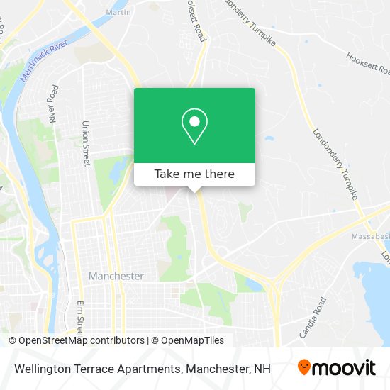 Wellington Terrace Apartments map