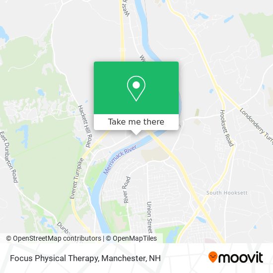 Focus Physical Therapy map