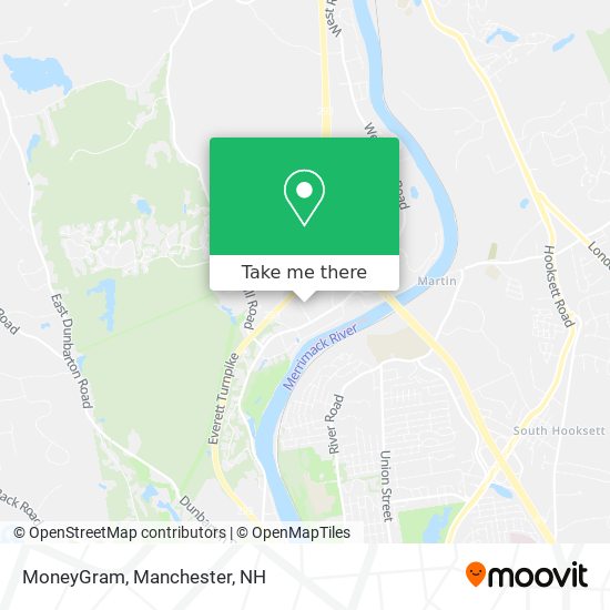 Mapa de MoneyGram