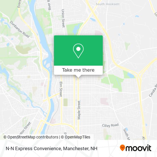 N-N Express Convenience map