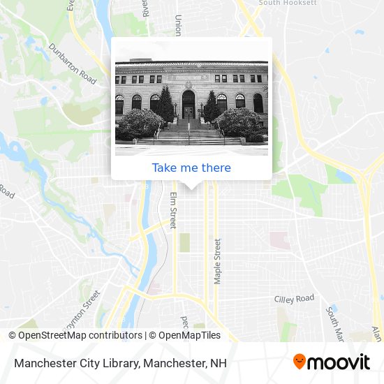 Manchester City Library map