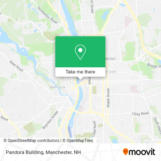 Pandora Building map