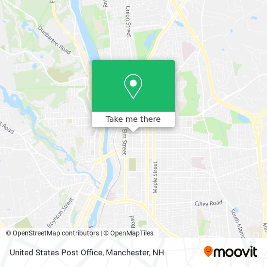 United States Post Office map