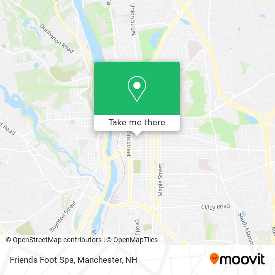 Friends Foot Spa map