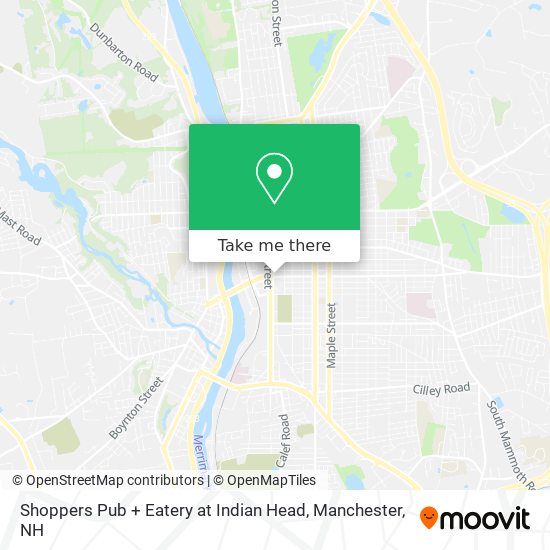 Shoppers Pub + Eatery at Indian Head map