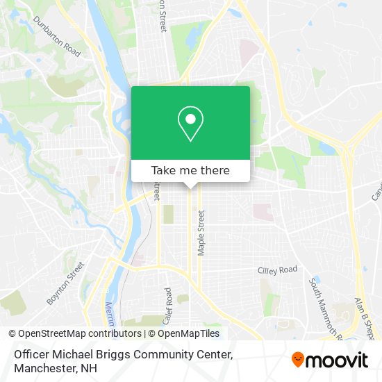 Officer Michael Briggs Community Center map