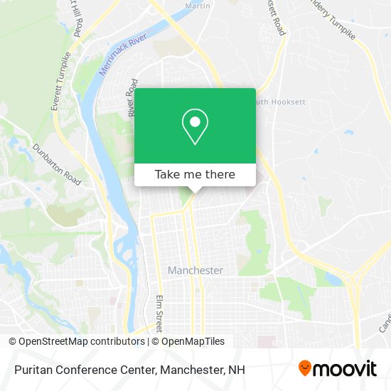 Mapa de Puritan Conference Center