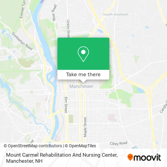 Mount Carmel Rehabilitation And Nursing Center map