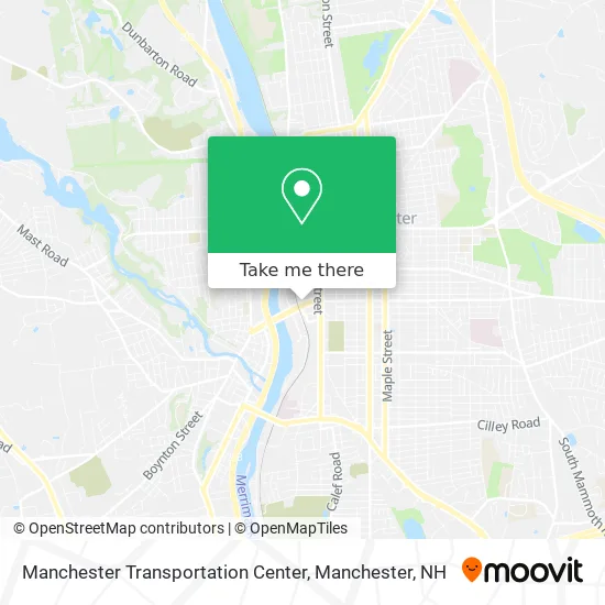 Manchester Transportation Center map