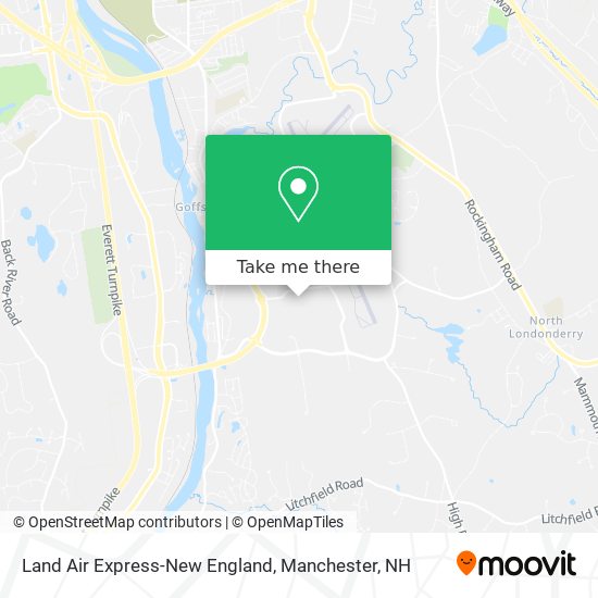 Land Air Express-New England map