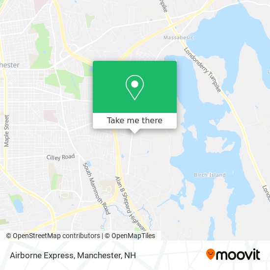 Mapa de Airborne Express