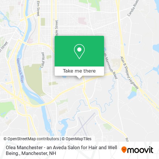 Olea Manchester - an Aveda Salon for Hair and Well Being. map