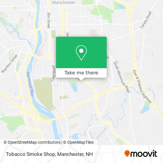 Mapa de Tobacco Smoke Shop