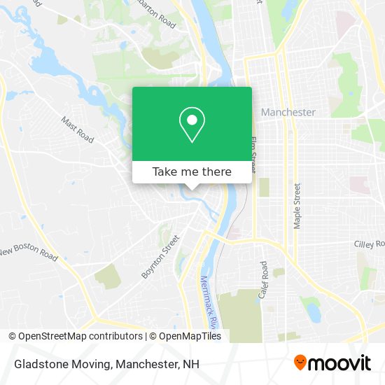 Gladstone Moving map