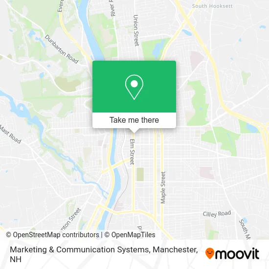 Marketing & Communication Systems map