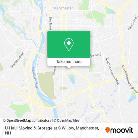 U-Haul Moving & Storage at S Willow map