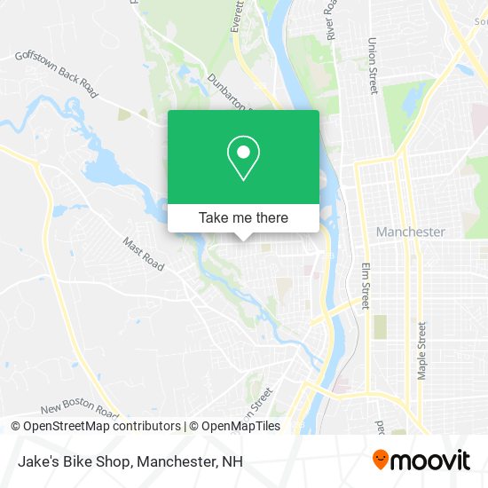Jake's Bike Shop map