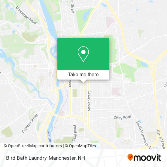 Mapa de Bird Bath  Laundry