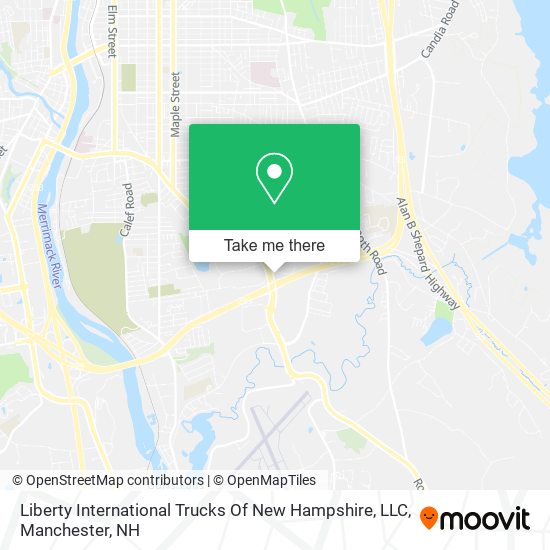 Liberty International Trucks Of New Hampshire, LLC map
