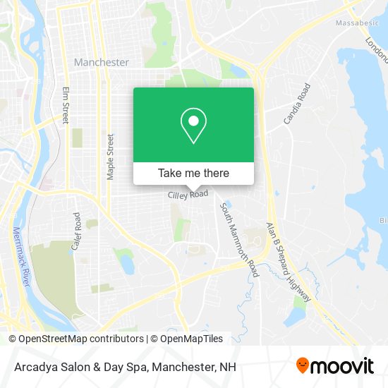 Mapa de Arcadya Salon & Day Spa