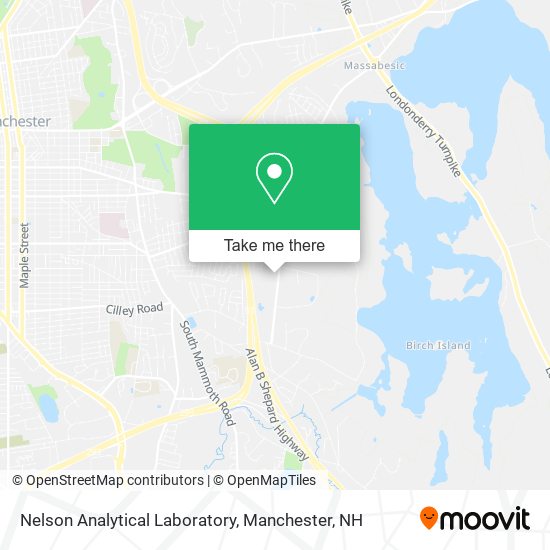 Nelson Analytical Laboratory map