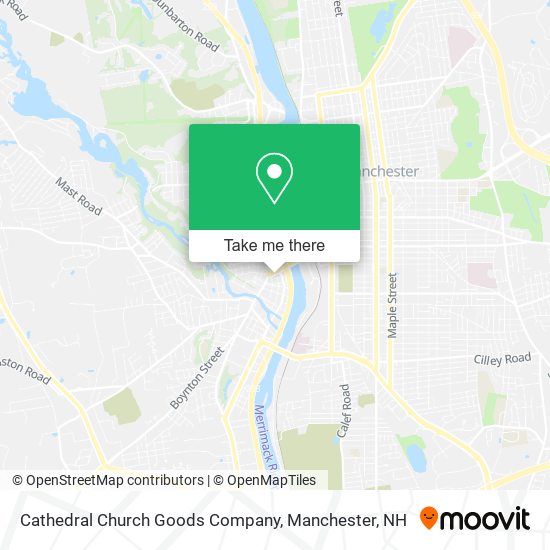 Cathedral Church Goods Company map