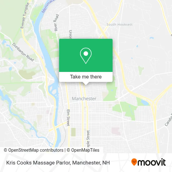 Kris Cooks Massage Parlor map